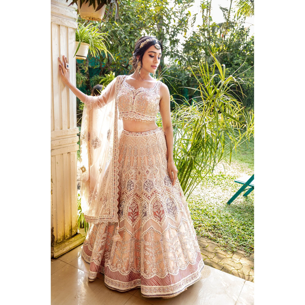 How To Style Layered Lehenga Sets With Different Blouses and Accessories
