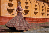 Raspberry Rhapsody  Lehenga set