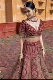 Raspberry Rhapsody  Lehenga set