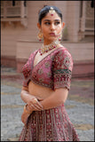 Pink Passion Petal  Lehenga set