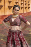 Ruby Ember  Lehenga set