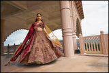 Crimson Cascade Lehenga set