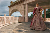 Mahogany Magic  Lehenga set