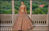 Saffron Silk  Lehenga set