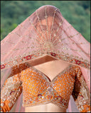 Saffron Silk  Lehenga set