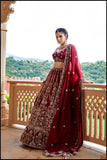 Sangria Sparkle  Lehenga set