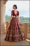 Sangria Sparkle  Lehenga set