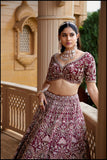 Maroon Majesty  Lehenga set