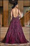 Sangria Splendor Gown