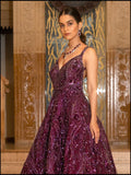 Sangria Splendor Gown