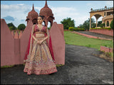 Scarlet Sunrise  Lehenga set