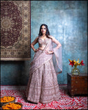 Cream White Lehenga