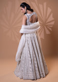 Ivory Embellished Bridal Lehenga Set