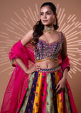 Riwaayat Mirror Embroidered Lehenga