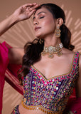 Riwaayat Mirror Embroidered Lehenga