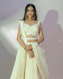 Pearl White Lehenga