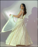 Pearl White Lehenga