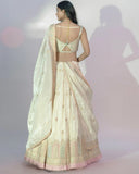 Cream Silk Lehenga