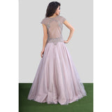 Lavender Shimmer Ball Gown