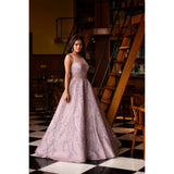 Tranquil Lilac Evening Gown