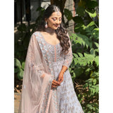 Anagha Bhosle - Lavender And Peach Anarkali Set